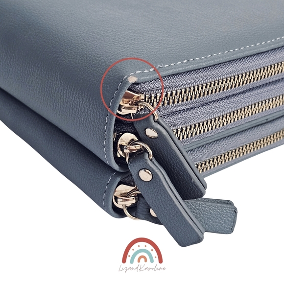 Faux Leather Phone Crossbody Wallet Small Bag - Picture 8 of 15